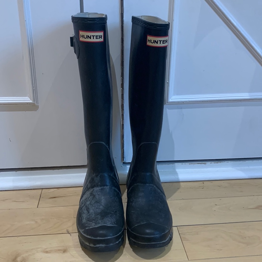 Hunter Rainboots vintage black